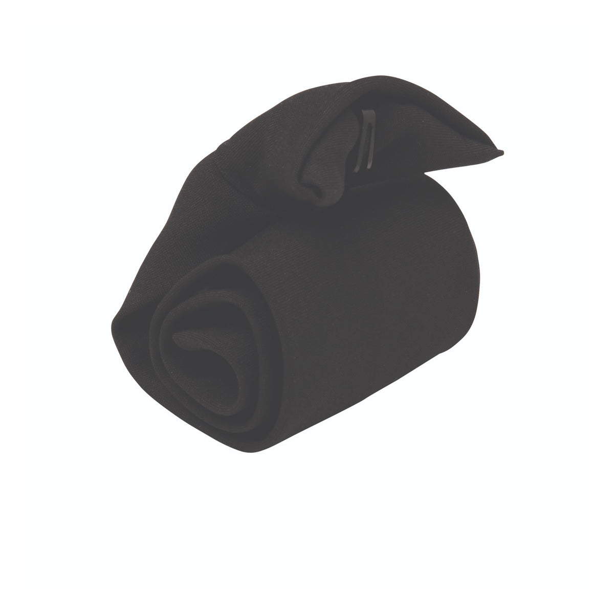 Krawatte Premier Workwear Clip-on Tie in Black – Vorderansicht