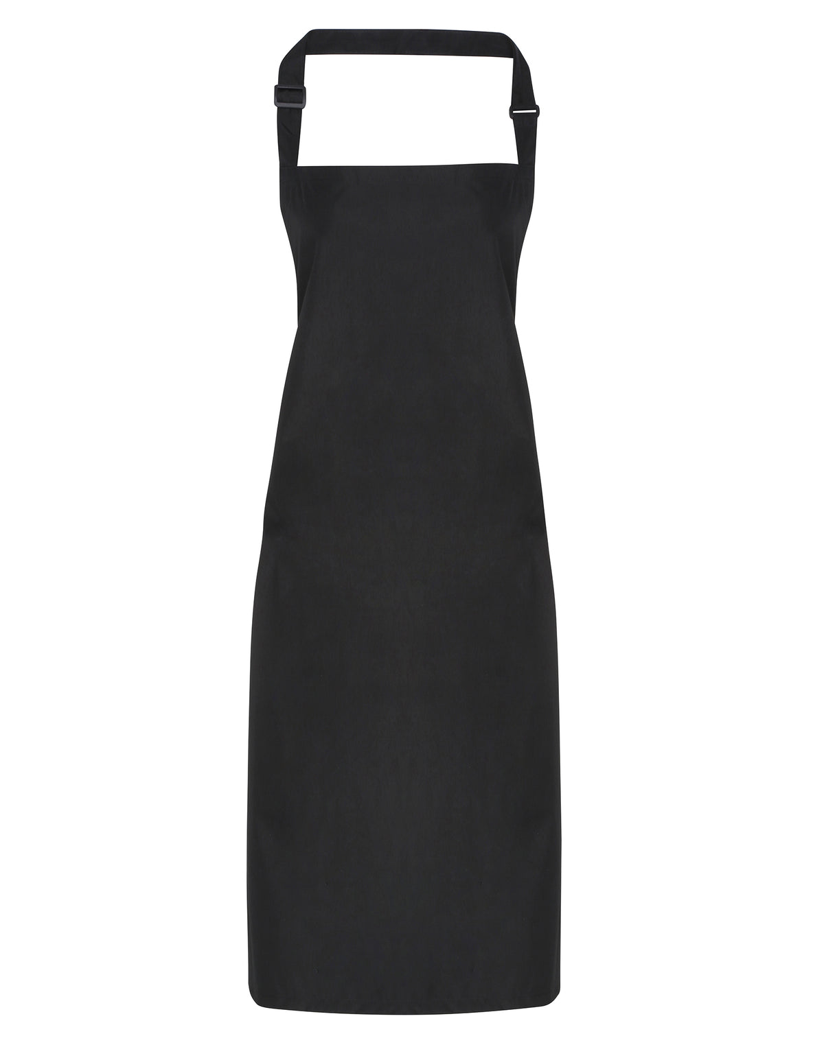 Latzschürze Premier Workwear Waterproof Bib Apron in Black – Vorderansicht
