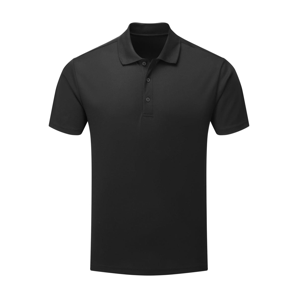 Polo shirt Premier Workwear Men´s Spun-Dyed Polo Shirt in Black – front view