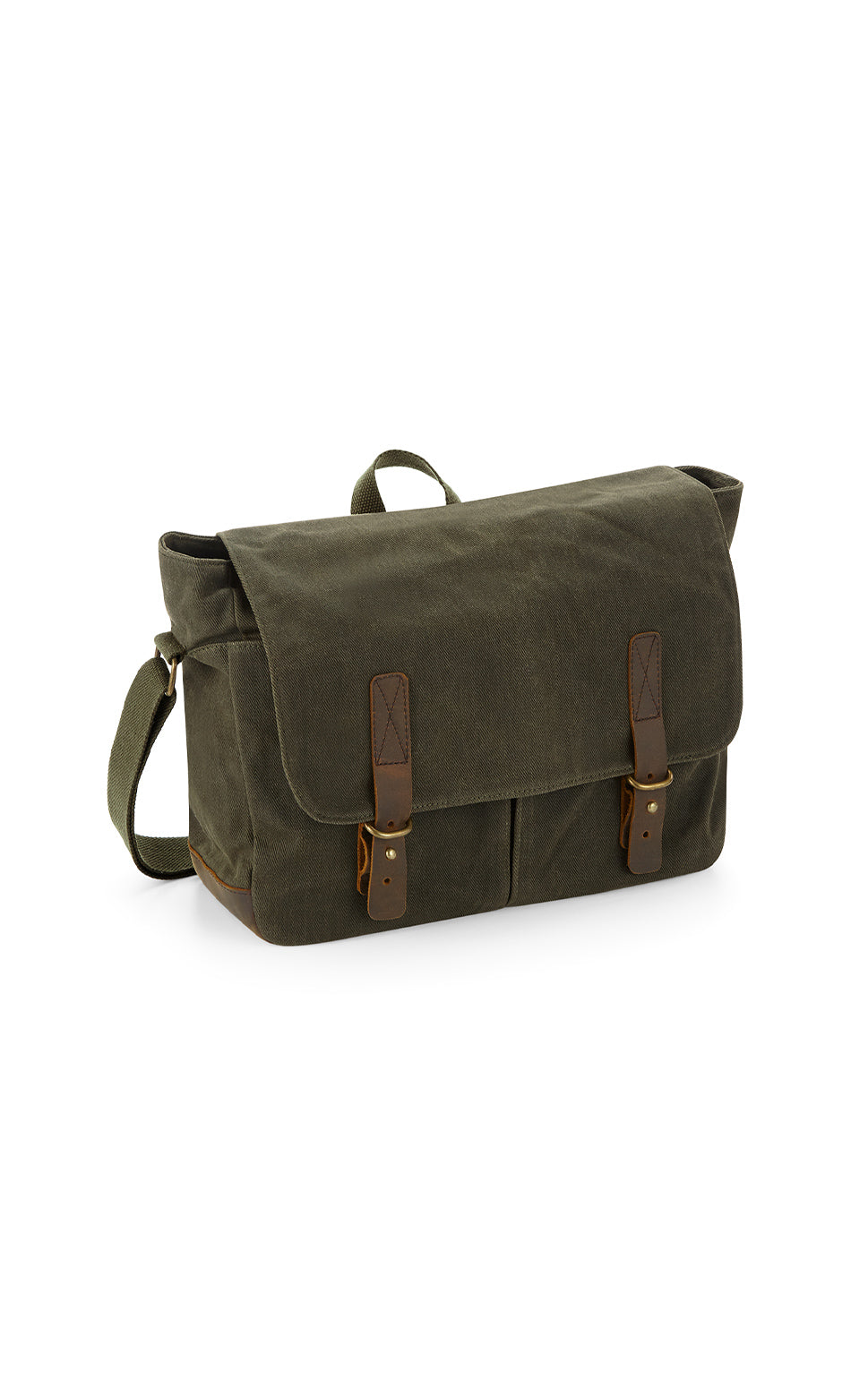 Heritage Waxed Canvas Messenger
