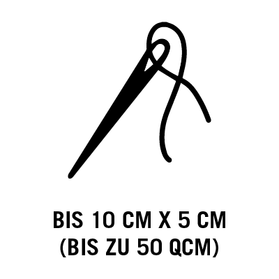 Stick bis zu 10 cm x 5 cm (bis zu 50 qcm)