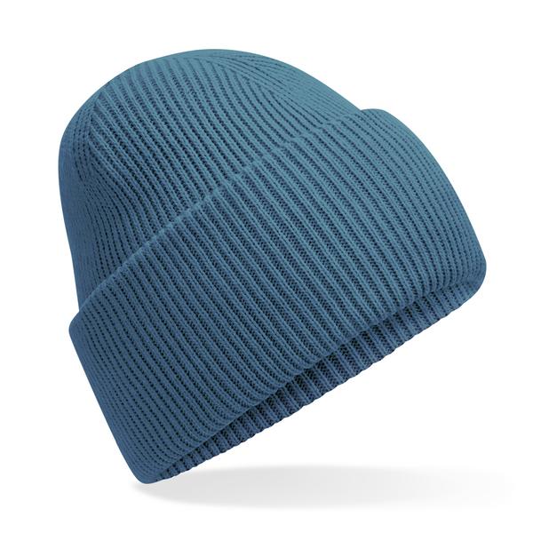 Mütze Beechfield Classic Engineered Deep Cuffed Beanie in Airforce Blue – Produktansicht