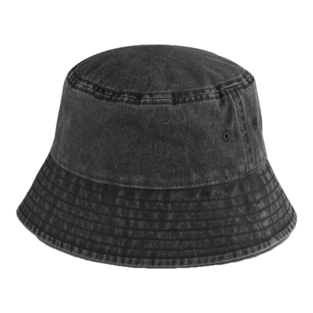 Hut Beechfield Vintage Bucket Hat in Vintage Black – Produktansicht