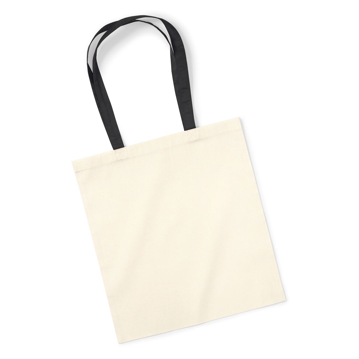 Bag for Life Contrast Handles-Natural Black