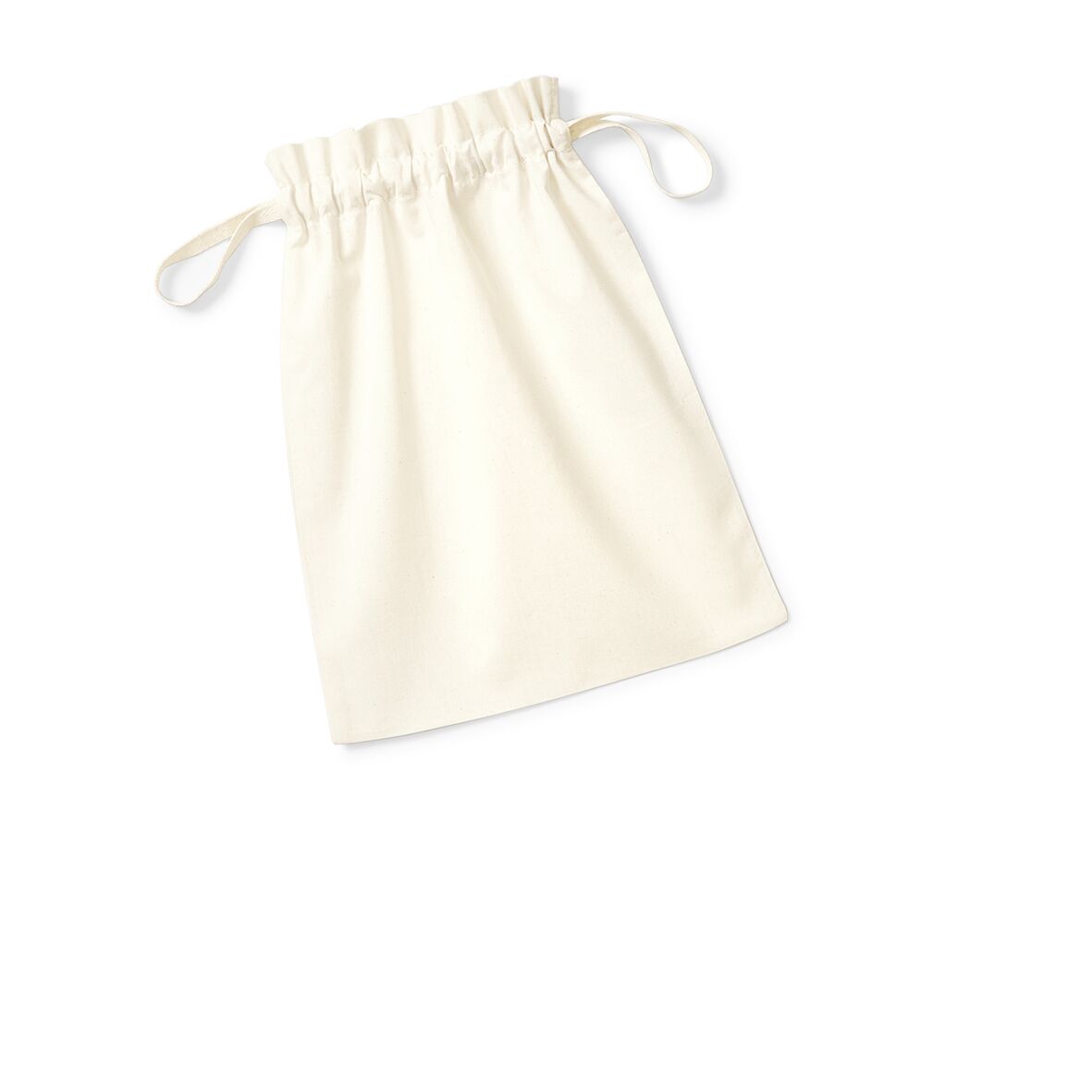 Stoffbeutel Organic Cotton Draw Cord Bag-Natural