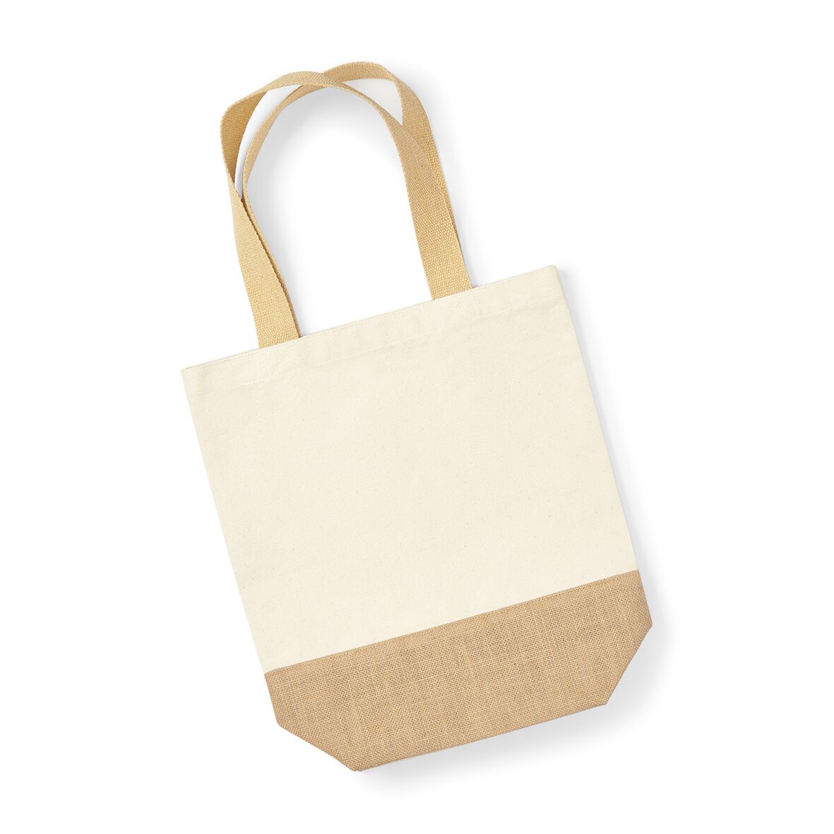 Tasche Jute Base Canvas Shopper-Natural