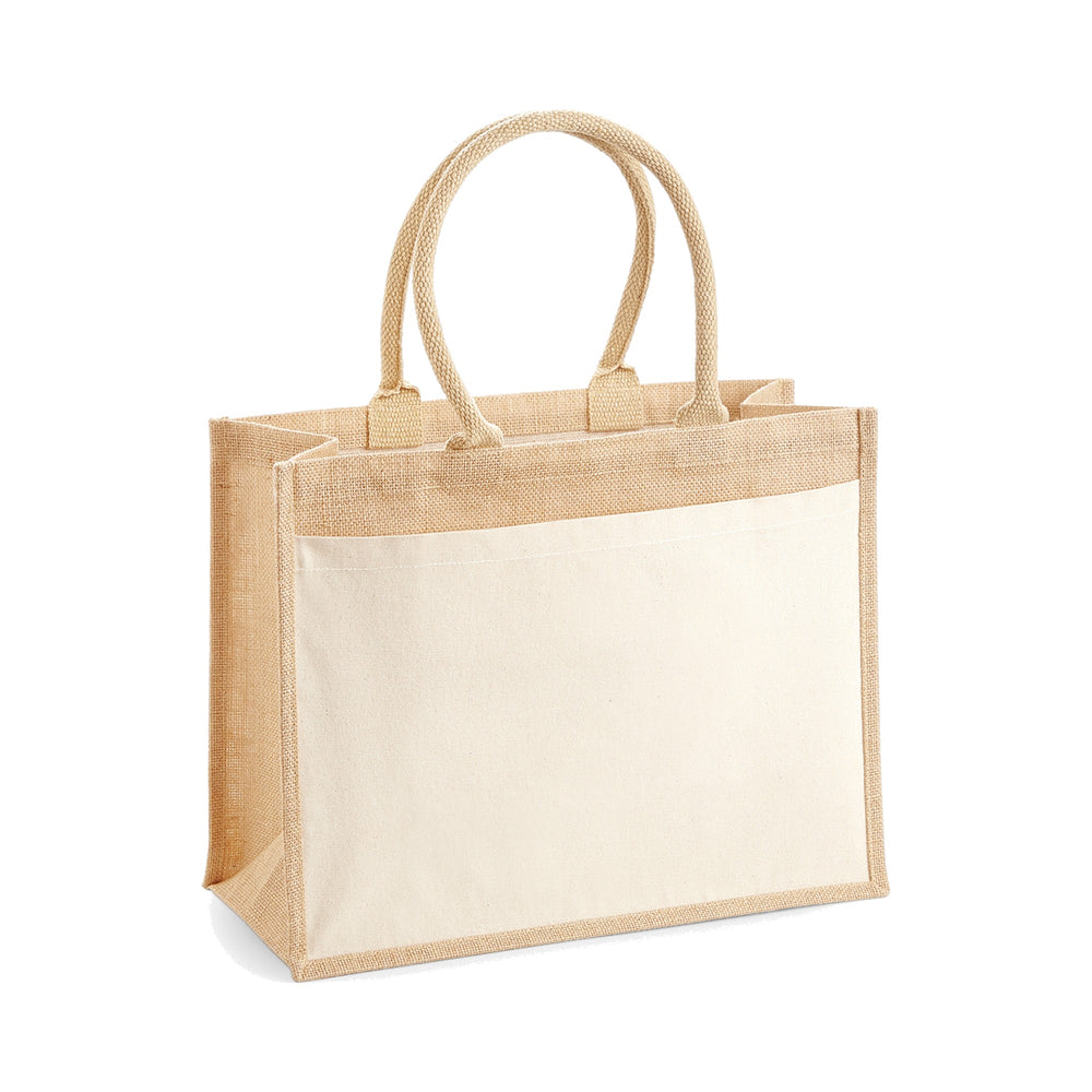 Tasche Cotton Pocket Jute Shopper