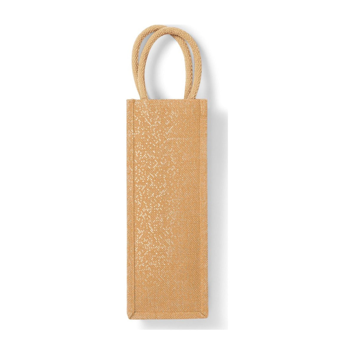 Tasche Shimmer Jute Bottle Bag – Natural Gold