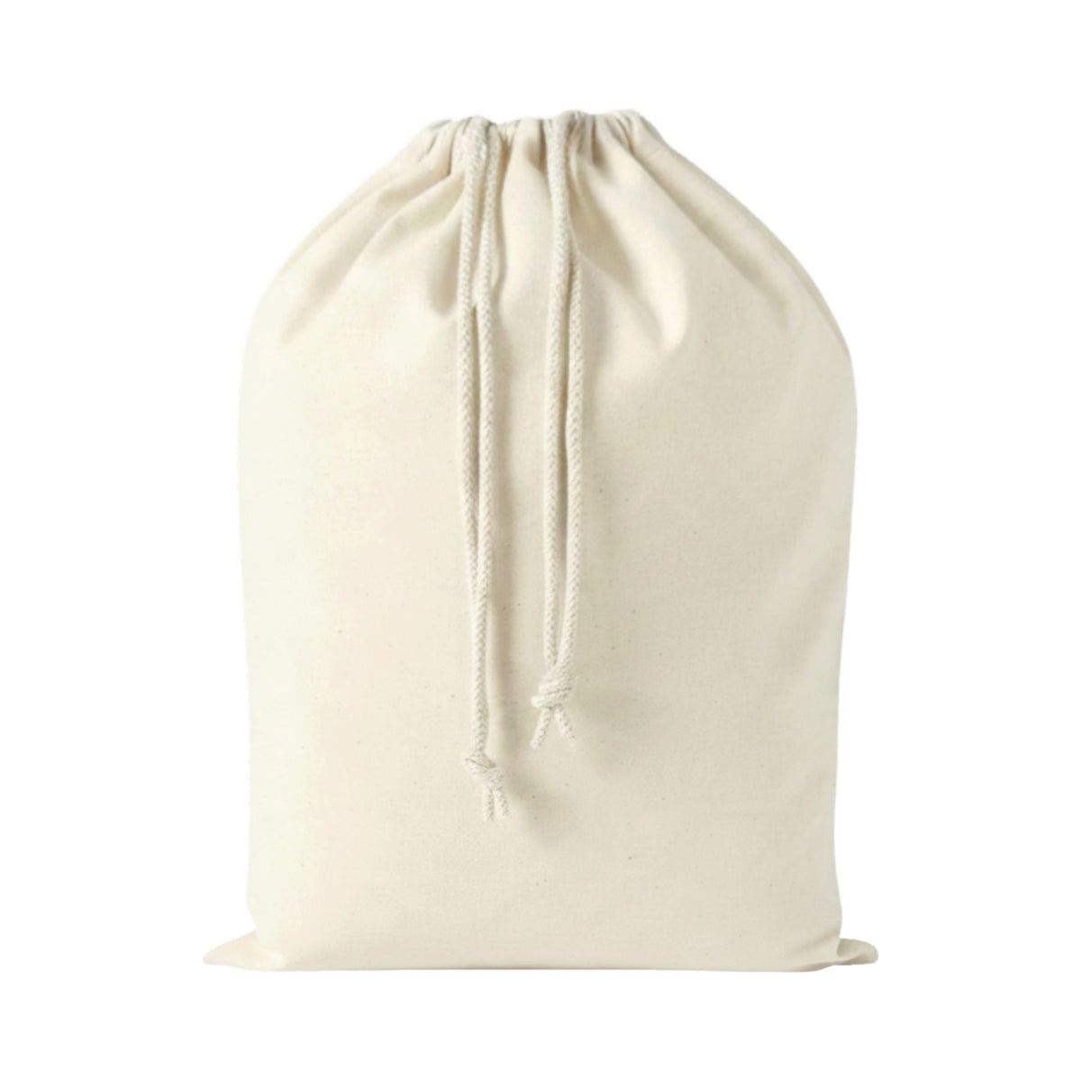 Zuziehbeutel Westford Mill WM115 in Natural – Vorderansicht