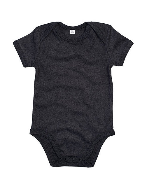 Baby Bodysuit-Charcoal Grey Melange