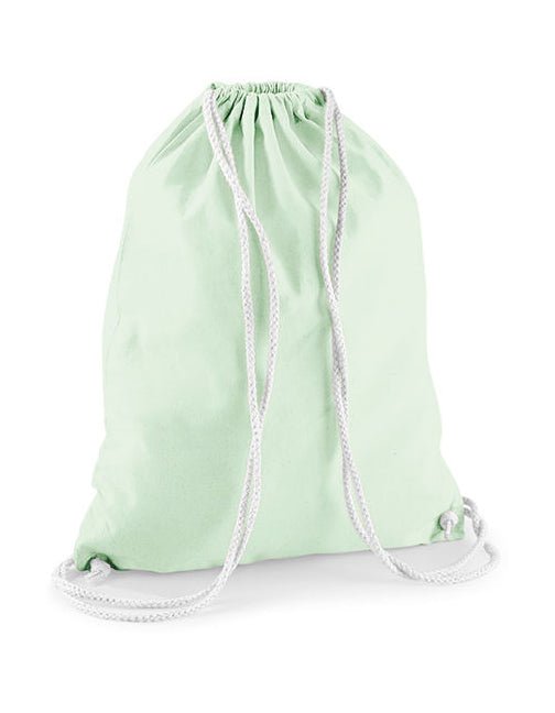Cotton Gymsac-Pastel Mint