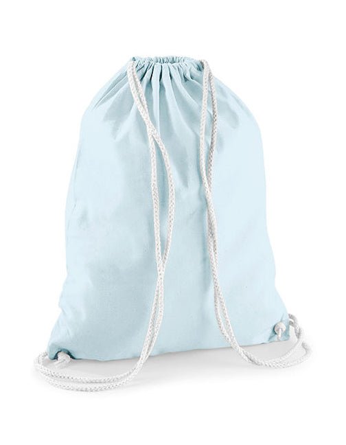 Cotton Gymsac-Pastel Blue