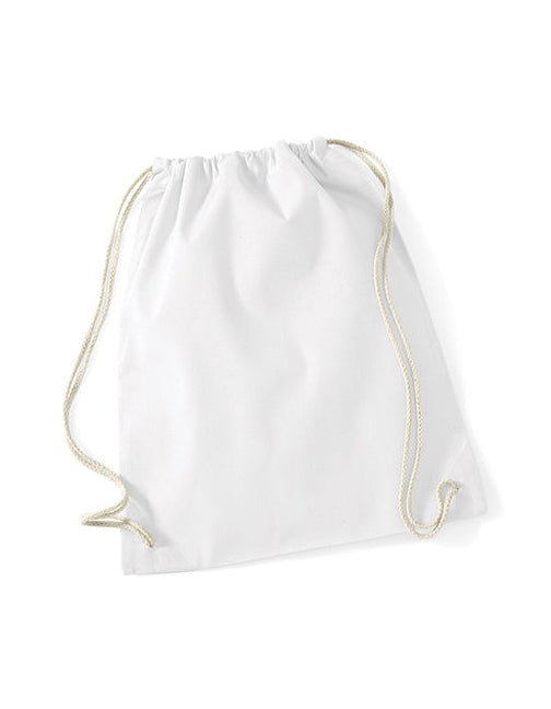 Cotton Gymsac-White