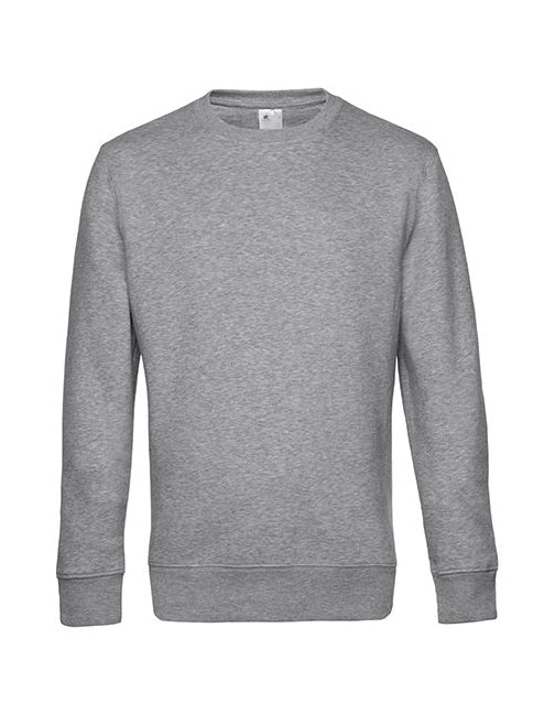 KING Crew Neck Sweat-Heather Grey