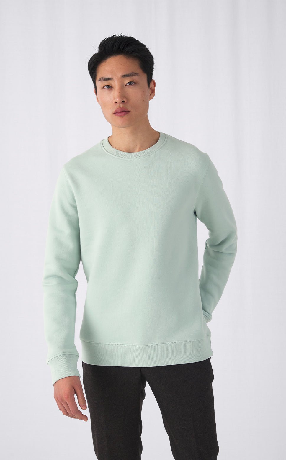 KING Crew Neck Sweat-Black Pure