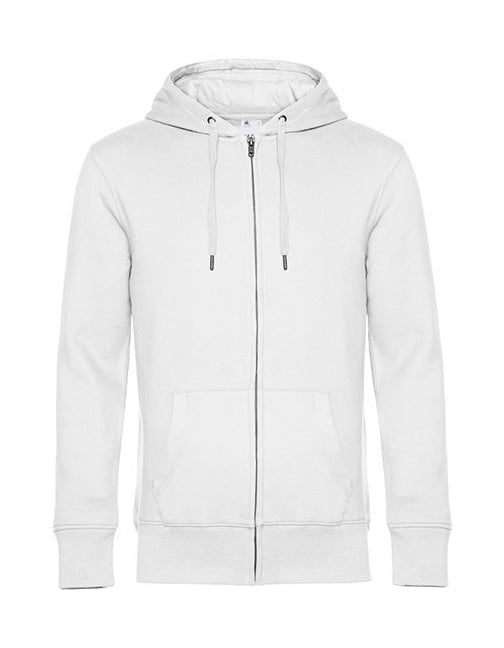 KING Zipped Hood Jacket-White