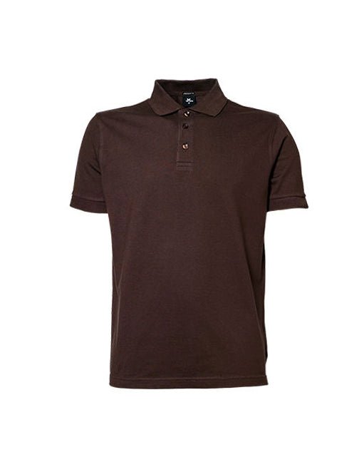 Men´s Luxury Stretch Polo-Chocolate