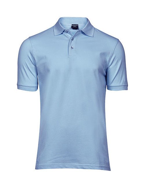 Men´s Luxury Stretch Polo-Light Blue