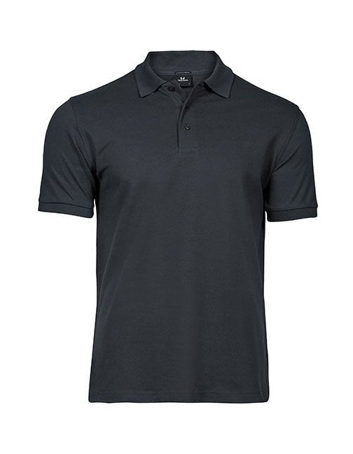 Men´s Luxury Stretch Polo-Dark Grey (Solid)
