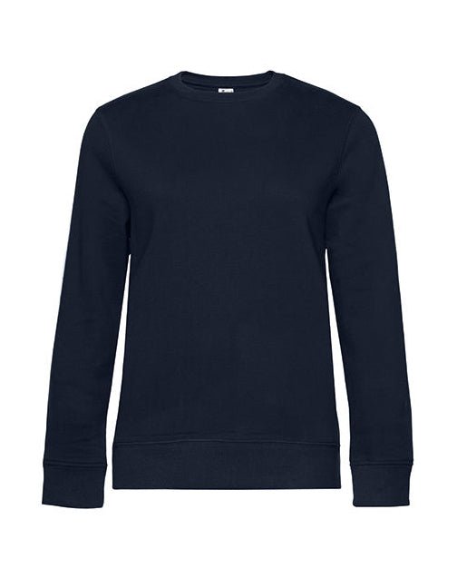 QUEEN Crew Neck Sweat-Navy Blue