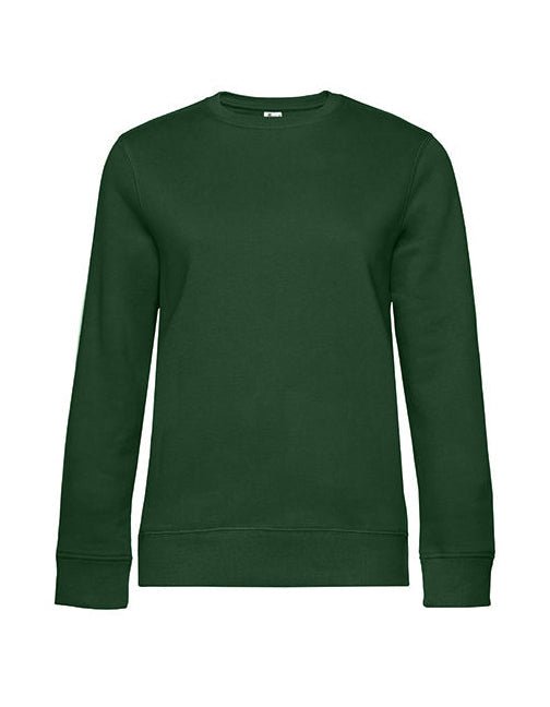 QUEEN Crew Neck Sweat-Bottle Green
