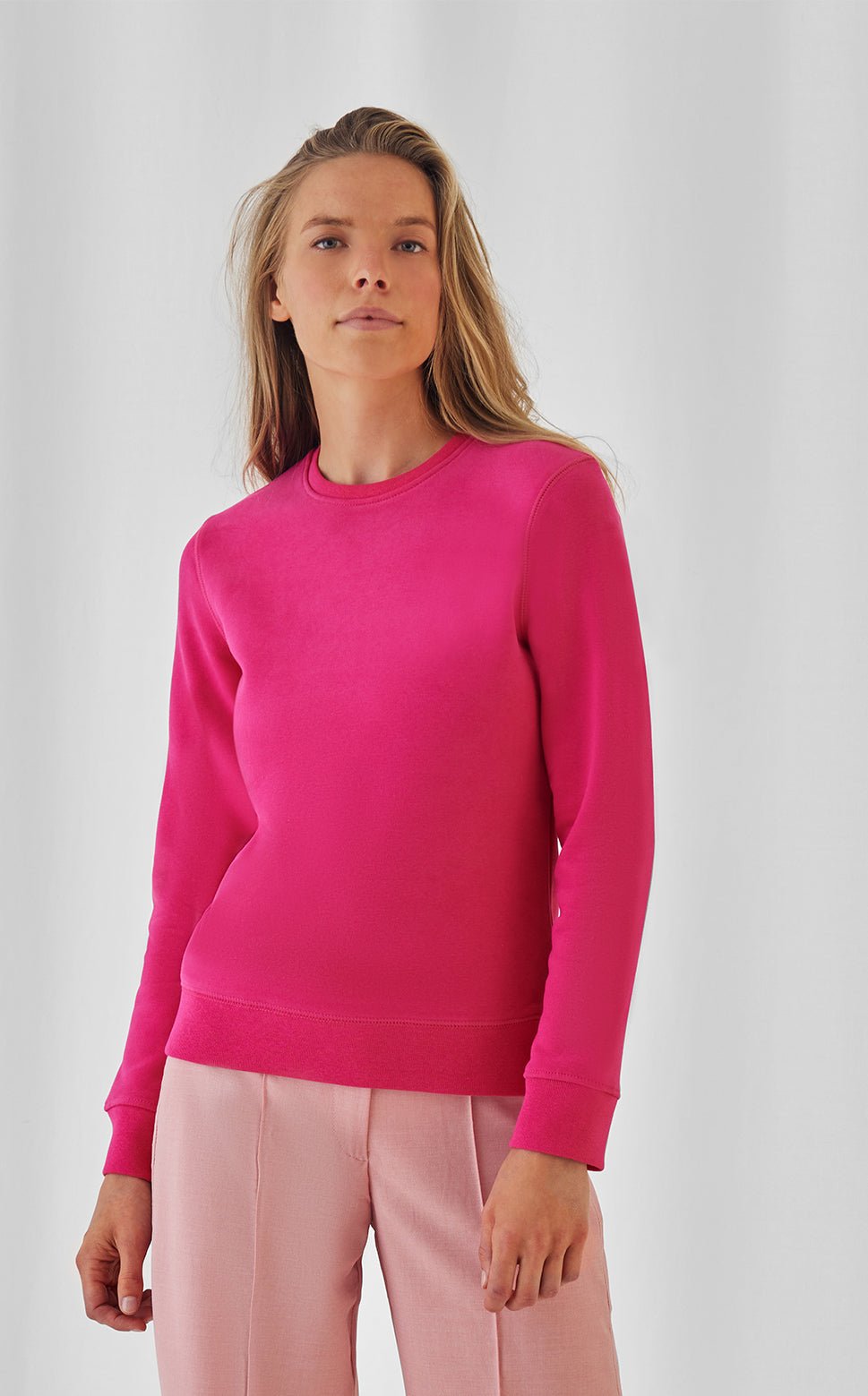 QUEEN Crew Neck Sweat-Black Pure