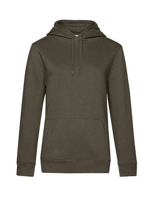 QUEEN Hooded Sweat-Khaki