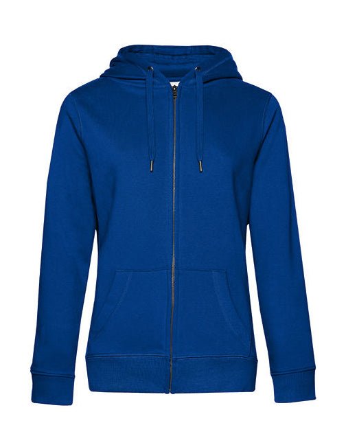 QUEEN Zipped Hood Jacket-Royal