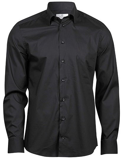 Stretch Luxury Shirt-Black