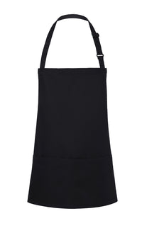 Latzschürze Kurze Basic mit Schnalle und Tasche – Bild 3