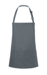 Latzschürze Kurze Basic mit Schnalle und Tasche – Bild 4