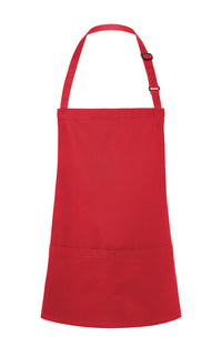Latzschürze Kurze Basic mit Schnalle und Tasche – Bild 8