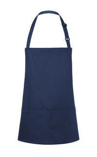 Latzschürze Kurze Basic mit Schnalle und Tasche – Bild 5