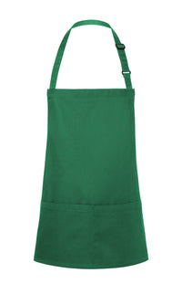 Latzschürze Kurze Basic mit Schnalle und Tasche – Bild 7