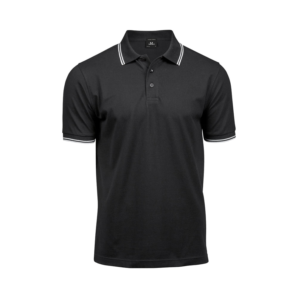 Poloshirt Men´s Luxury Stripe Stretch Polo