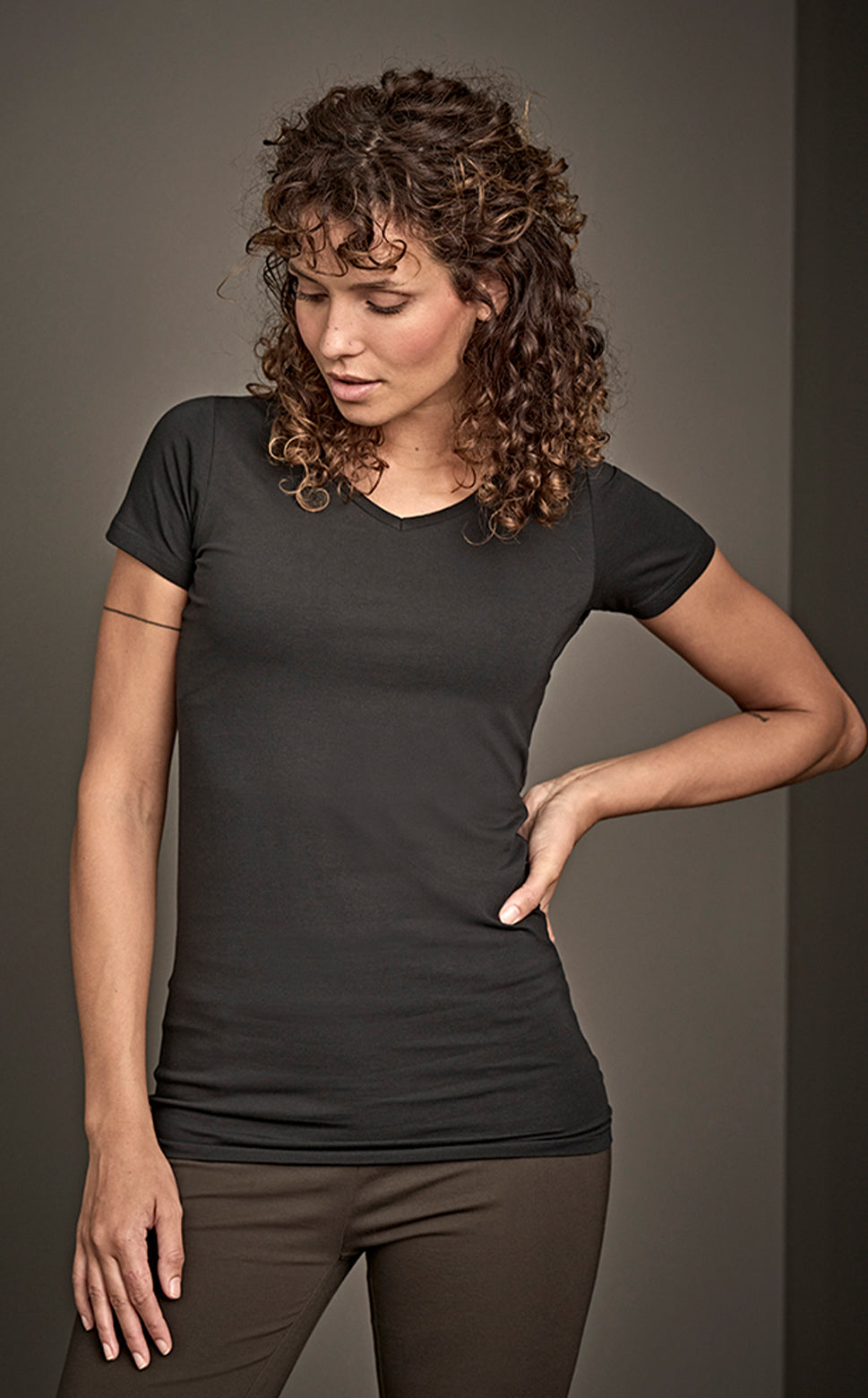 Women´s Fashion Stretch Tee Extra Lenght