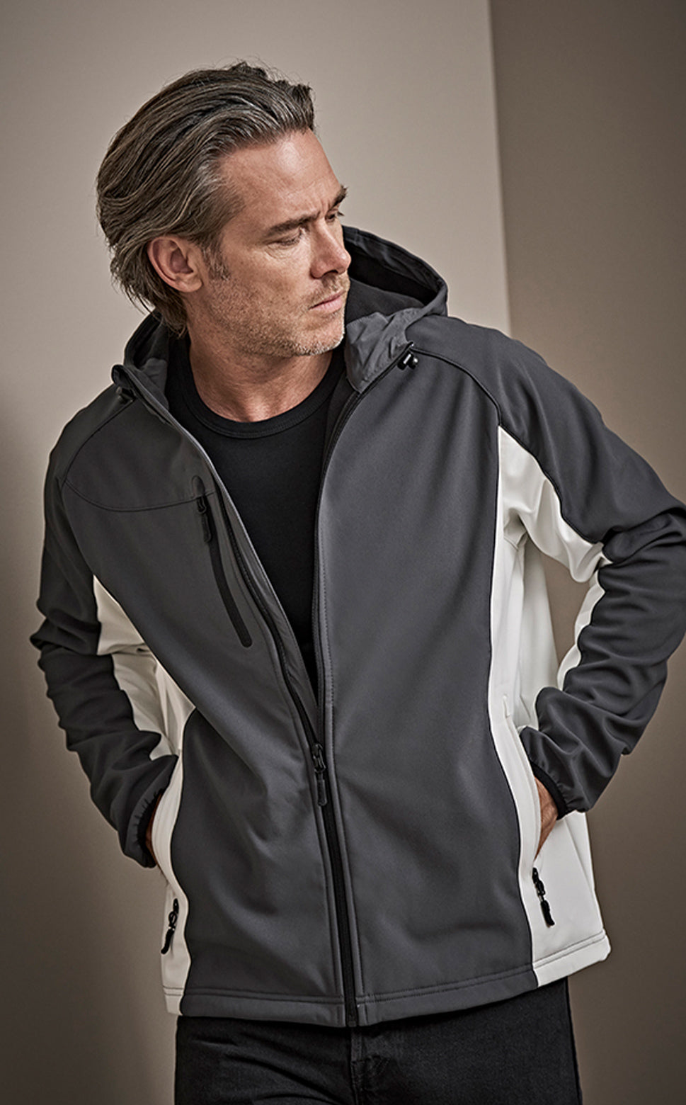 Men´s Hooded Lightweight Performance Softshell Jacket