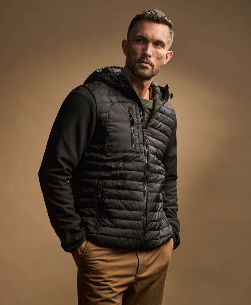 Jacke Men´s Hooded Crossover Jacket - Steppjacken | SHIRTPLUS