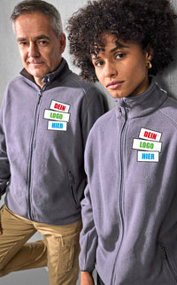 B&C #Reset Polar Fleece Jacke – Frontansicht | SHIRTPLUS – Bild 1