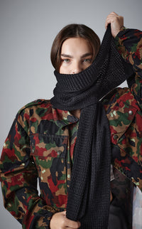 Schal Classic Waffle Knit Scarf – Bild 2