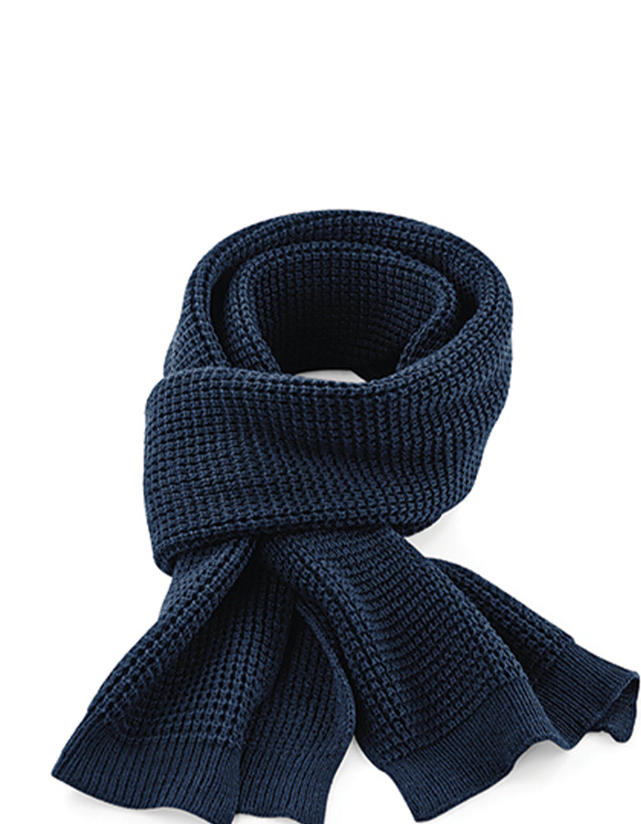 Classic Waffle Knit Scarf