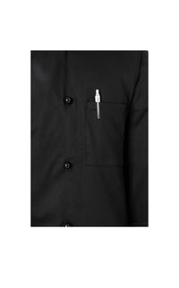 Karlowsky Kochjacke Basic KY009 – Detailansicht Brusttasche | SHIRTPLUS – Bild 6