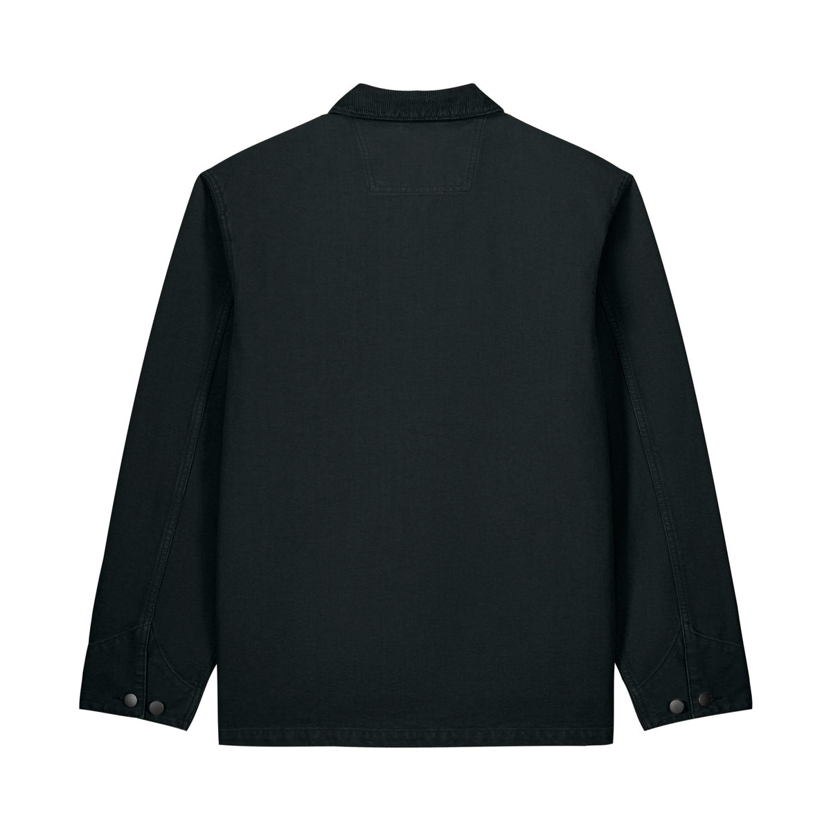 Canvas-Jacke Chore Jacket in G. Dyed Black – Rückansicht