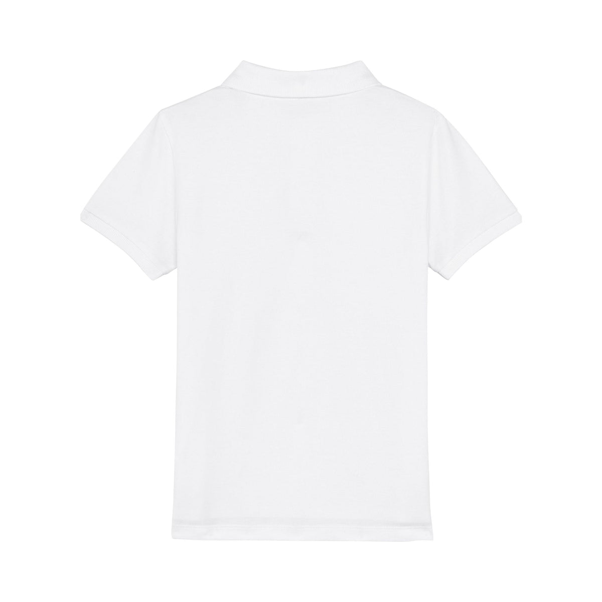 Polohemd Mini Sprinter in White – Rückansicht