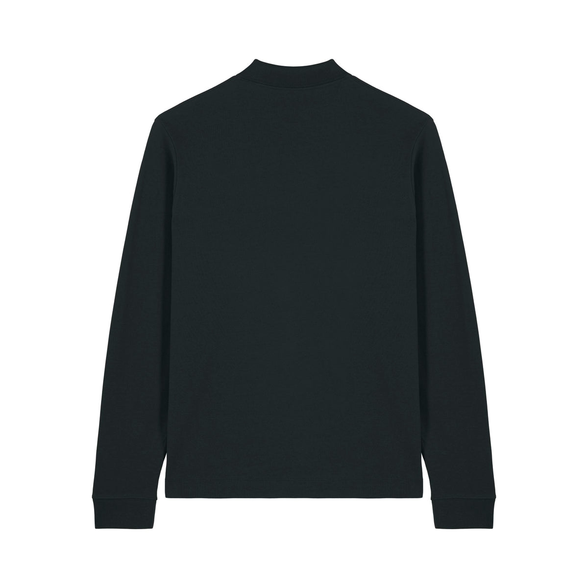 Polohemd Prepster 2.0 Long Sleeve in Black – Rückansicht