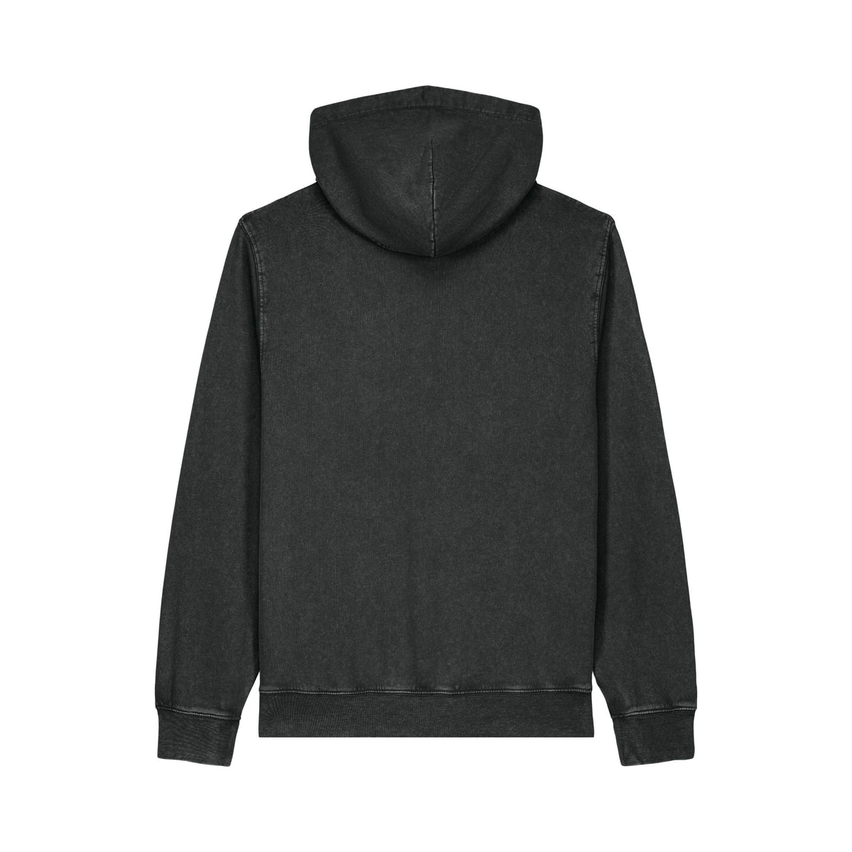 Hoodie Archer Vintage in G. Dyed Black Rock – Rückansicht