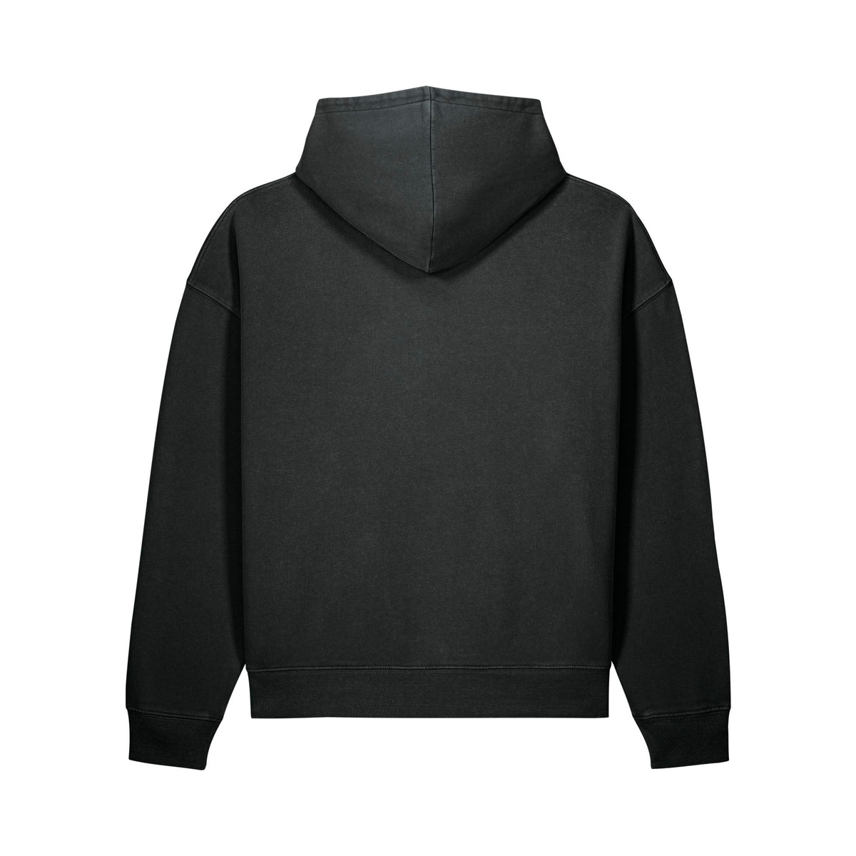 Hoodie Chaser Vintage in G. Dyed Black Rock – Rückansicht