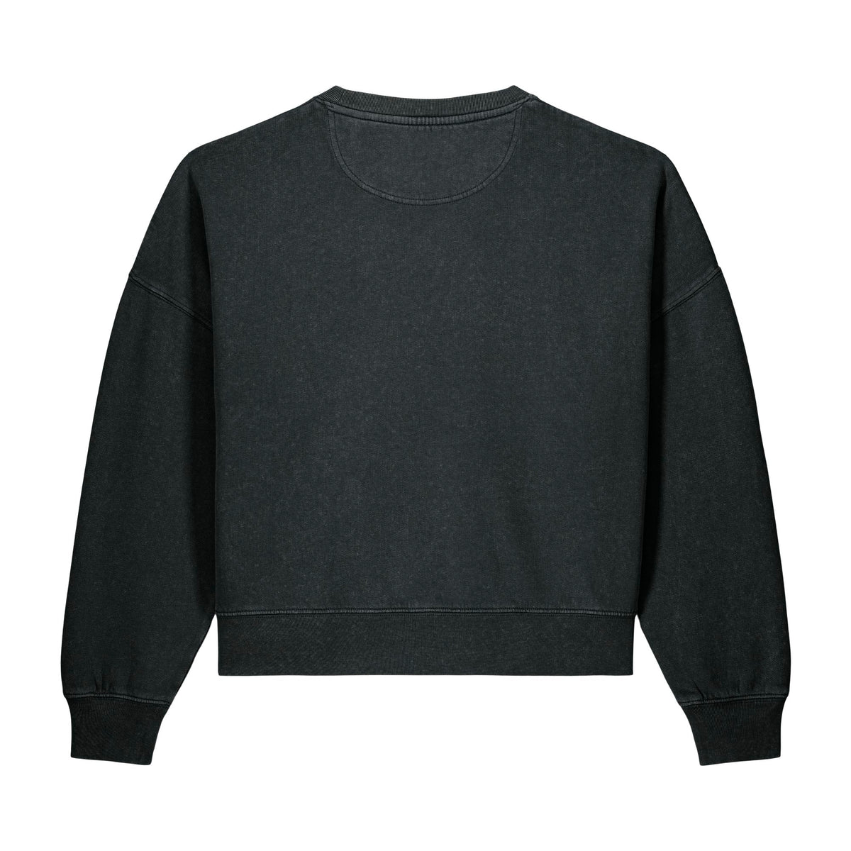 Sweatshirt Stella Alma Vintage in G. Dyed Black Rock – Rückansicht