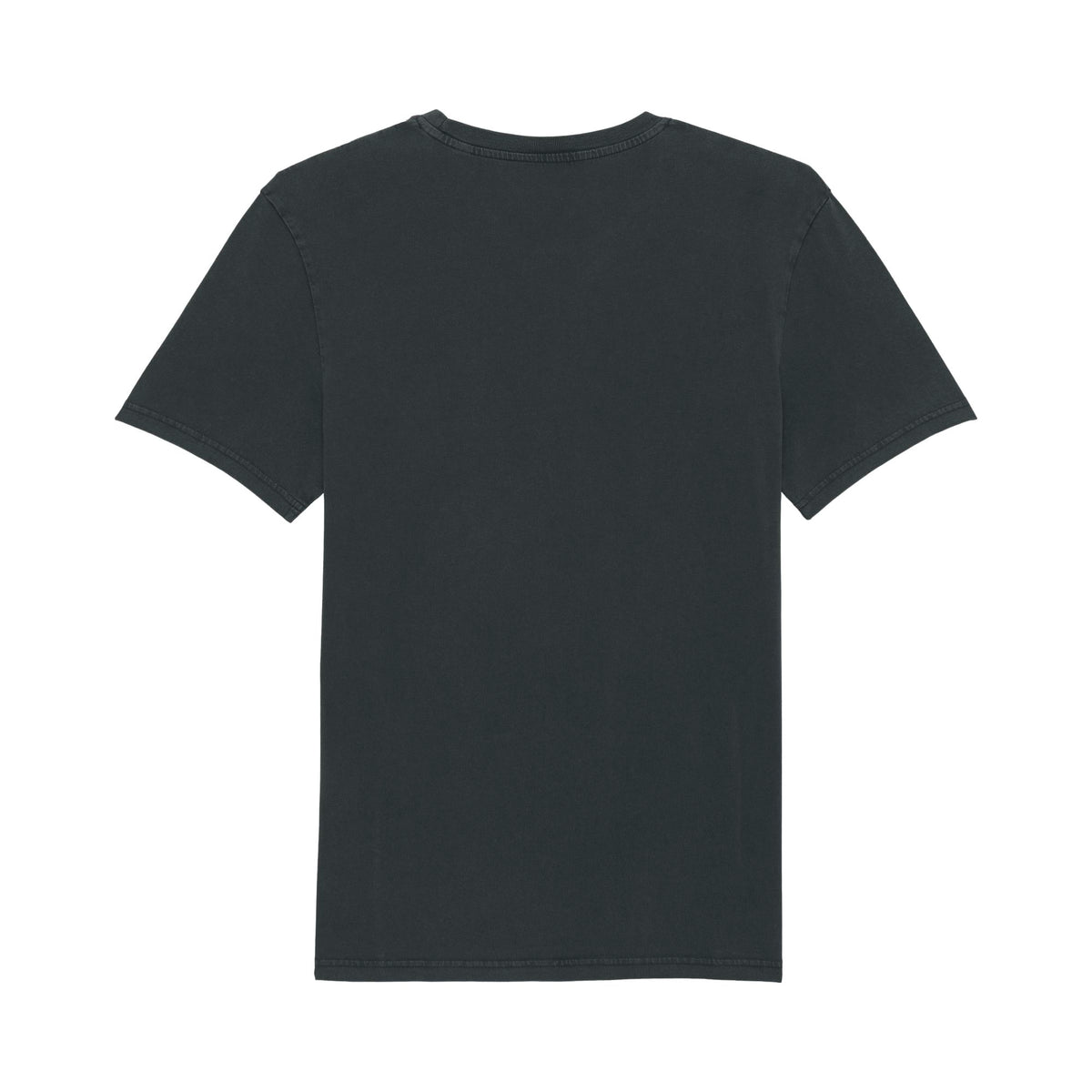T-Shirt Crafter Vintage in G. Dyed Black Rock – Rückansicht