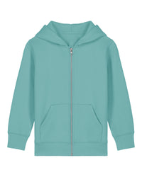 Zip Hoodie Kinder Cultivator 2.0-Teal Monstera – Bild 7